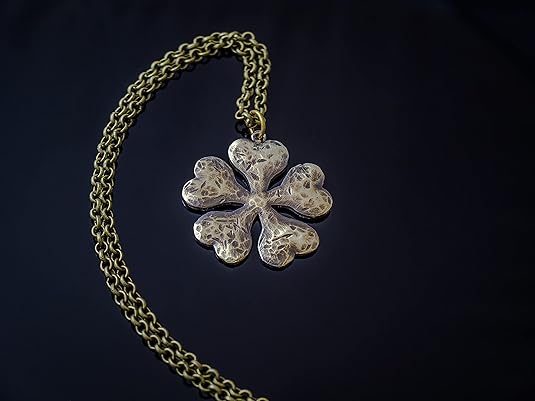 Black Clover Five‑Leaf Grimoire Pendant - image 2